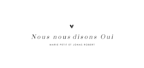 Faire-part minimaliste en blanc et en noir brillant