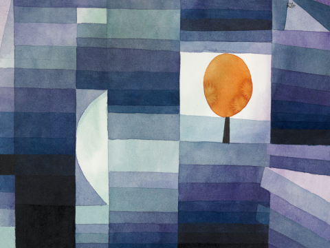 Affiche Le Précurseur de l'automne de Paul Klee