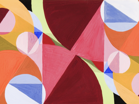 Affiche de la surface brisée verticalement de Joseph Schillinger