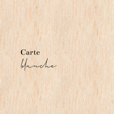 Faire-part de naissance en bois carré à créer