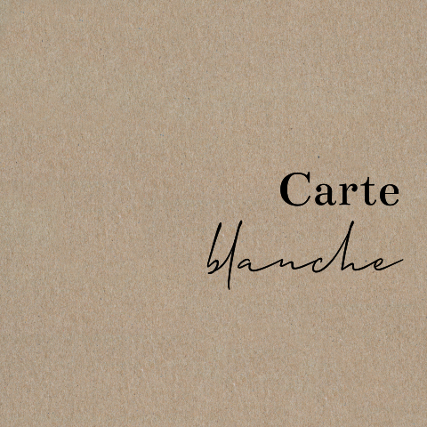 Carte d'invitation en papier kraft, carrée double