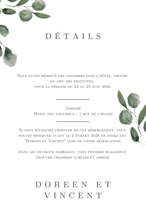 Feuillet avec des branches d'eucalyptus peintes à l'aquarelle