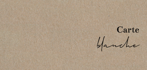 Faire-part de naissance en papier kraft, paysage XL simple