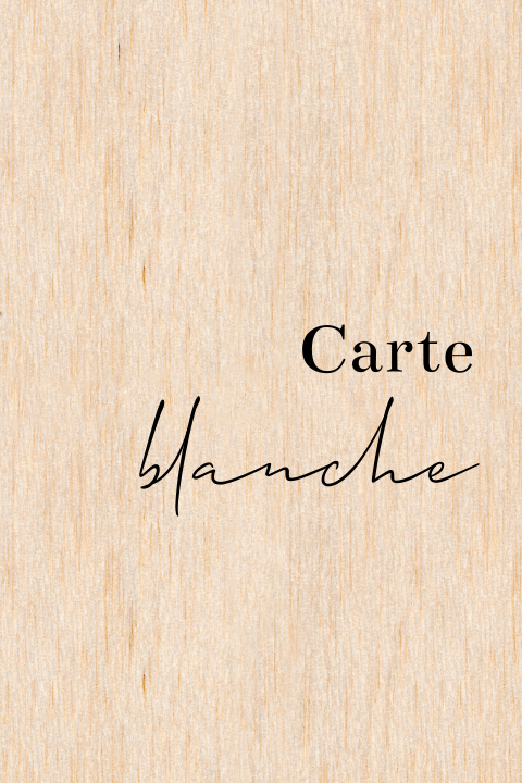 Faire-part de baptême sur bois en format portrait