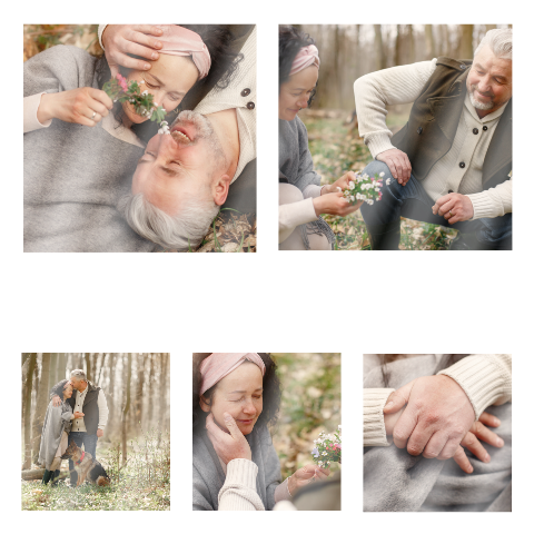 Créez votre invitation photo - cinq photos