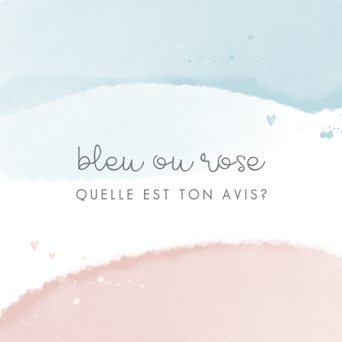 Annonce de grossesse Révélation du genre Fils