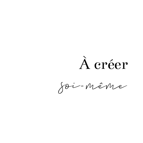 Étiquette de bouteille à créer soi-même – 6 ex.