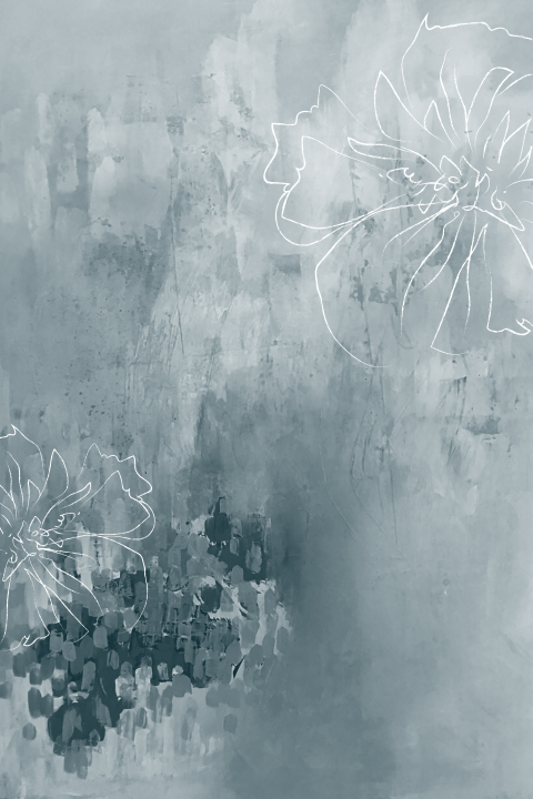 Feuillet élégante en acrylique avec le programme du jour