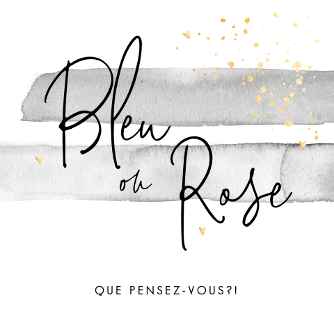 Annonce de grossesse Révélation du genre