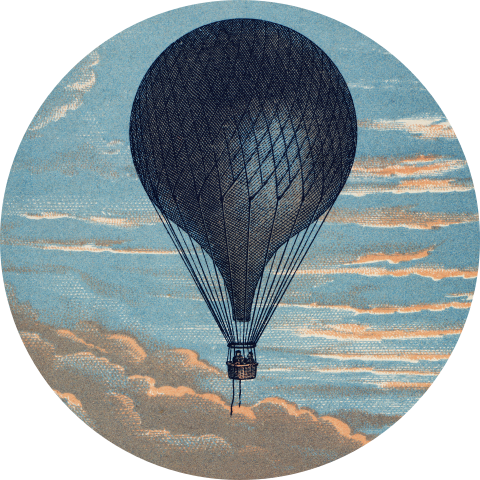 Kreis Alu-Dibond Le Ballon Pichot