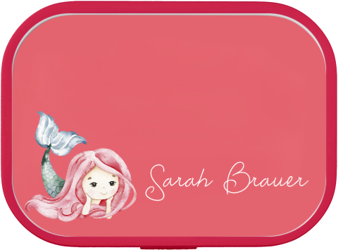 Boîte à lunch Rosa avec nom et sirène