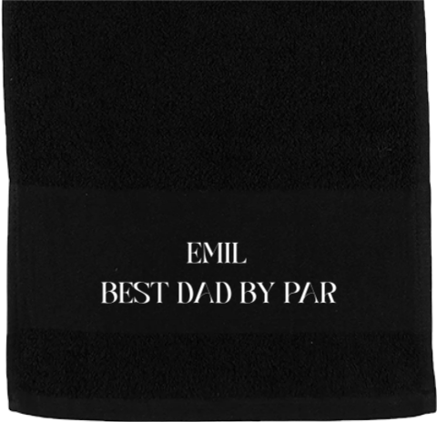 Serviette de golf pour papa