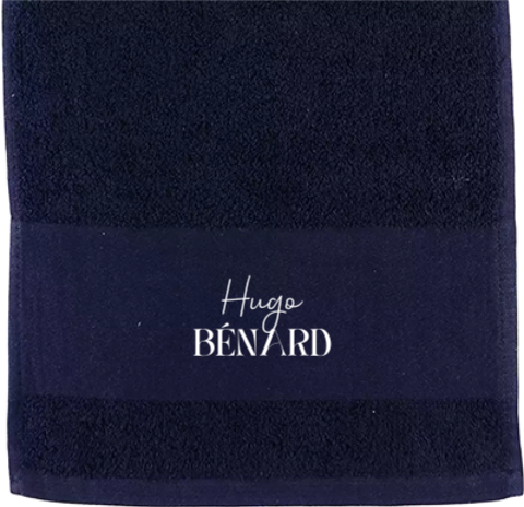 Serviette de golf nom prénom