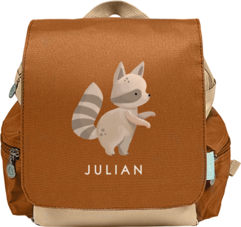 Sac à dos avec raton laveur