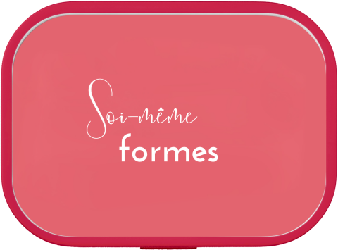 Boîte Rose Mepal Campus personnalisée