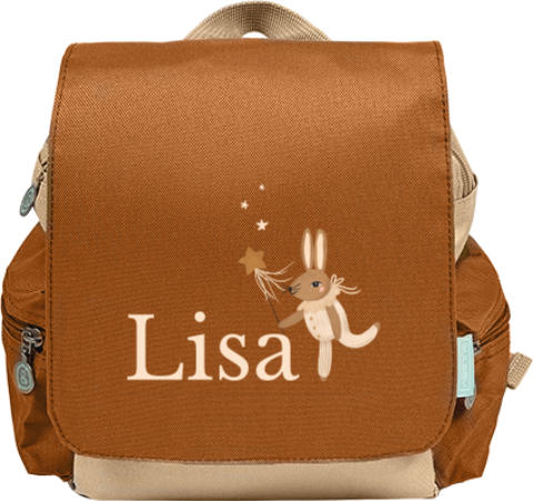 Sac à dos avec lapin et baguette magique