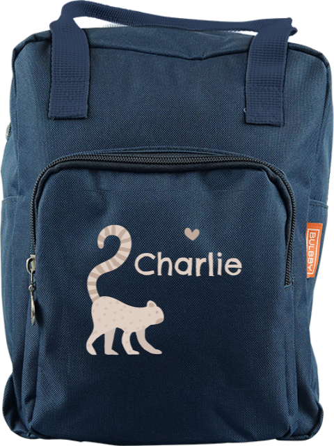 Sac à dos Classic avec lémurien et coeur