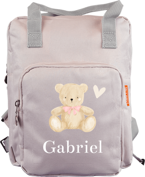 Sac à dos Classic avec ourson et cœur