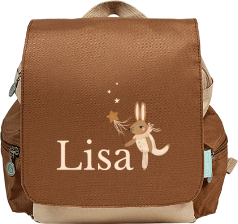 Sac à dos avec lapin et baguette magique