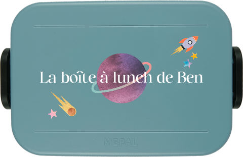 Boîte à lunch personnalisable Mepal Space