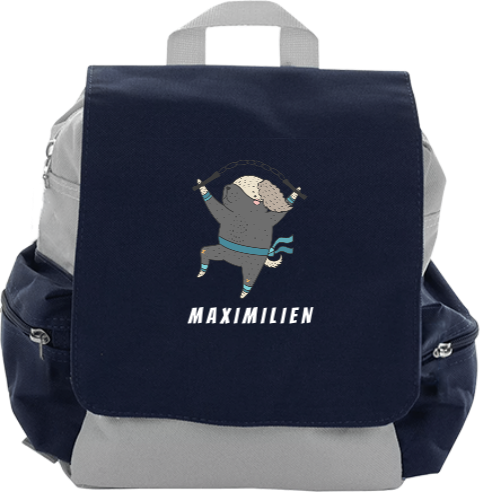 Sac à dos avec ninja et prénom