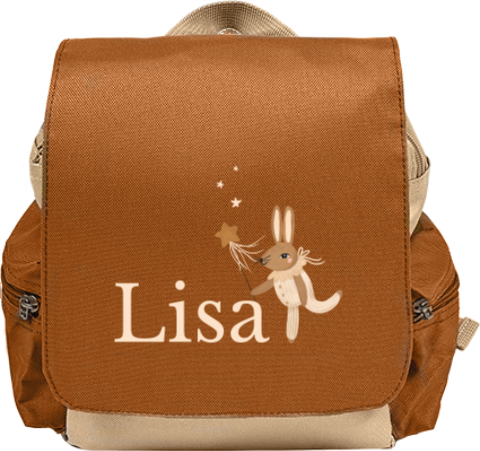 Sac à dos avec lapin et baguette magique