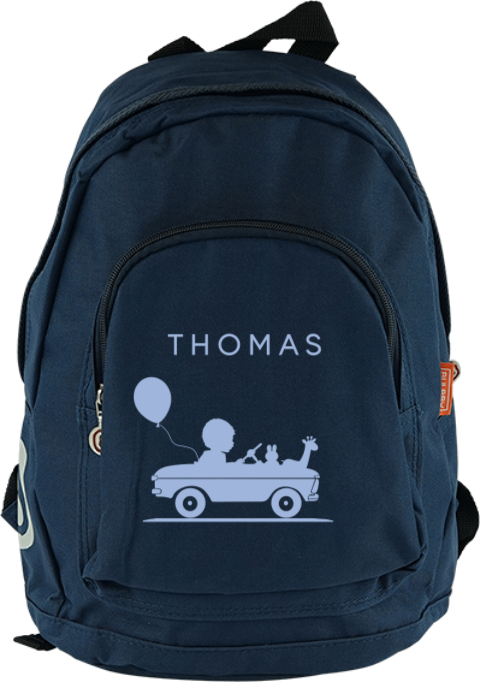 Sac à dos Junior avec voiture et ballon