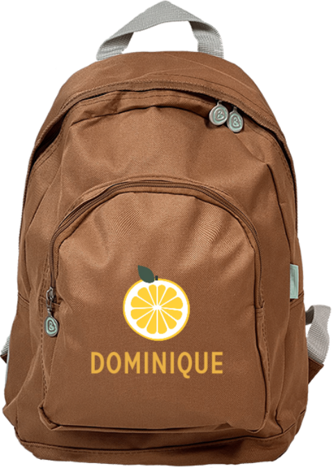 Sac à dos Junior avec citron et prénom