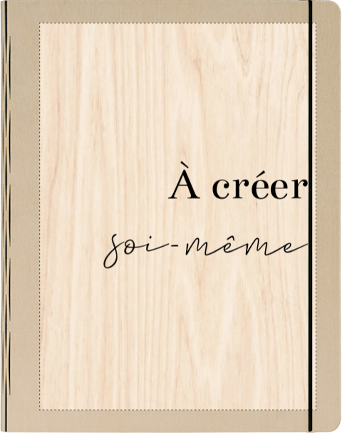 Livre d'or en bois à personnaliser