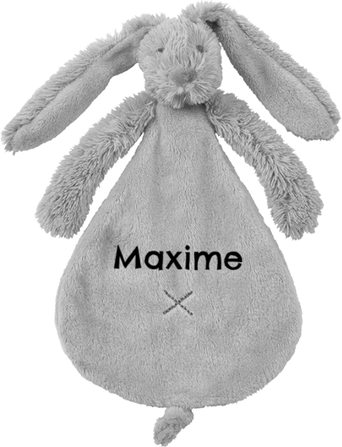Doudou lapin Happy Horse avec prénom à personnaliser