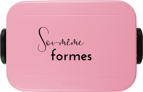 Boîte à lunch rose nordique Mepal personnalisée