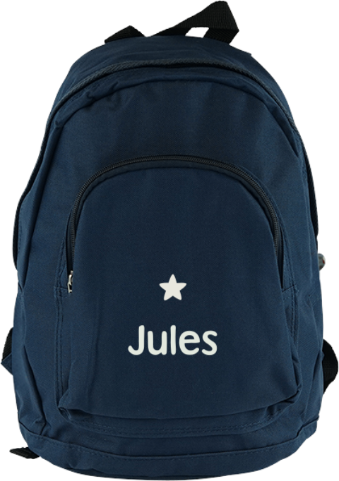 Sac à dos Junior avec étoile et prénom