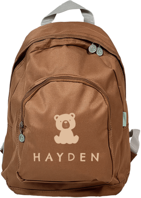 Sac à dos Junior avec image d'ourson en peluche