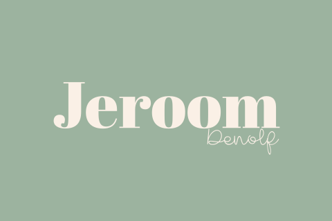 Minimalistisch geboortekaartje met zachte kleuren groen en beige