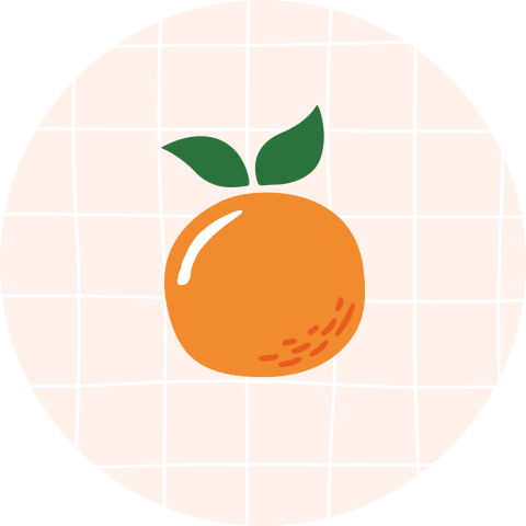 Sluitzegel met appelsien