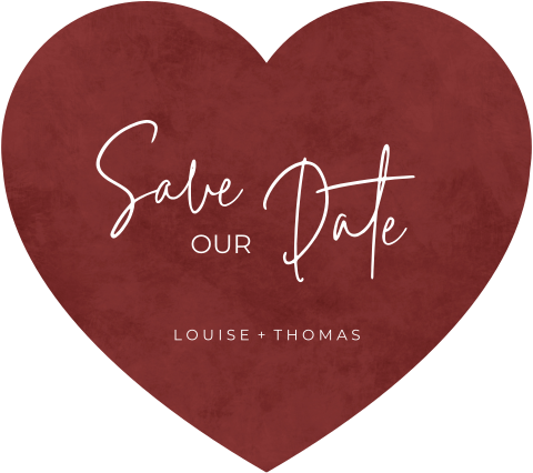 Hartjeskaart save the date