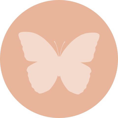 Sluitzegel met vlinder