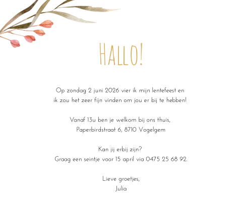 Kaart binnenkant