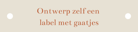 LABELTJE GEBOORTEKAARTJE OF DOOPSUIKERS ZELF MAKEN 16 STUKS