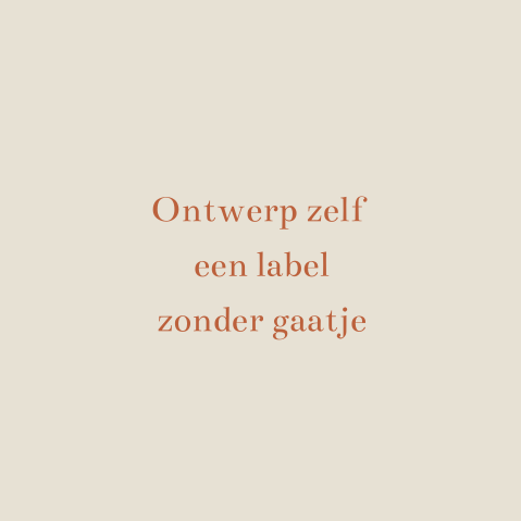 LABELTJE GEBOORTEKAARTJE VIERKANT ZELF MAKEN 9 STUKS