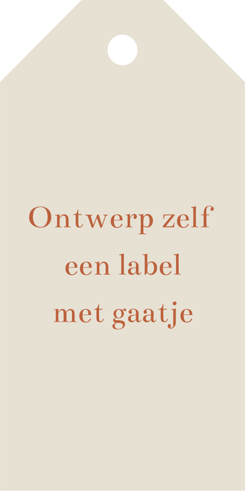 LABELTJE GEBOORTEKAARTJE OF DOOPSUIKERS ZELF MAKEN 18 STUKS