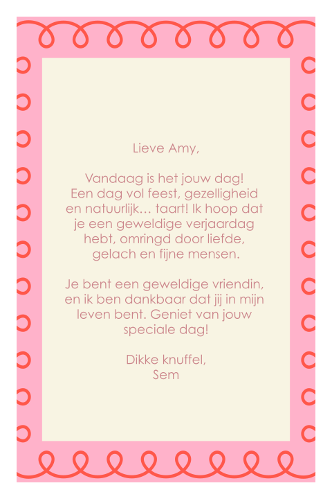 Hip Cadeaukaartje met boodschap