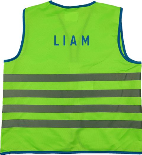 Veiligheidsvestje met naam