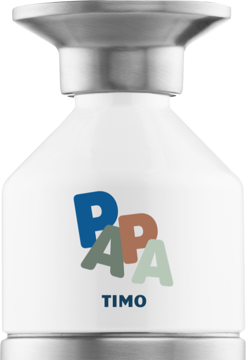 Dopper waterfles Steel voor papa