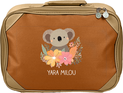 Koffertje met naam en lieve koala