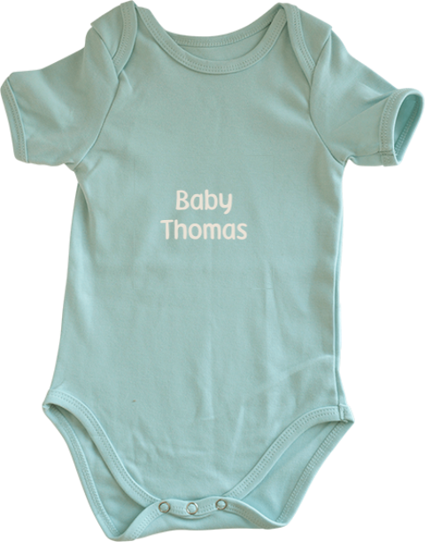 Rompertje met eigen tekst