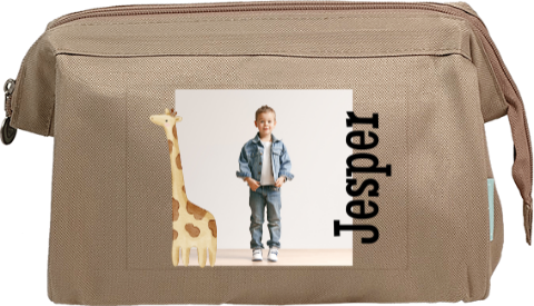 Toilettas met naam en foto