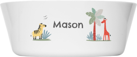 Kinderkommetje met naam en jungle