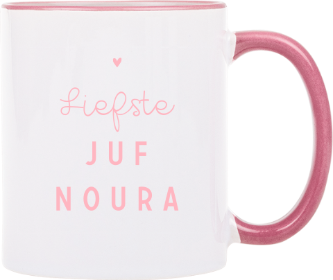 Mok met tekst 'Liefste juf'
