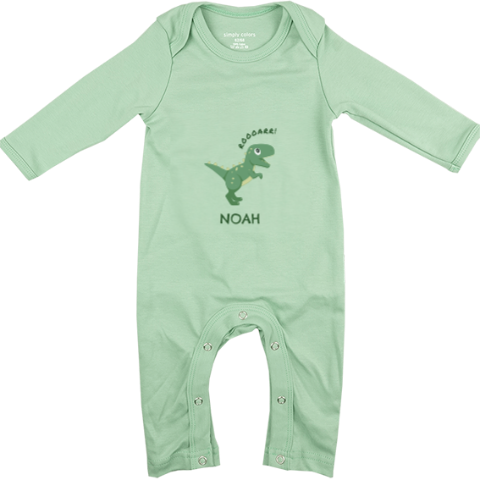 Boxpakje met naam en baby dino